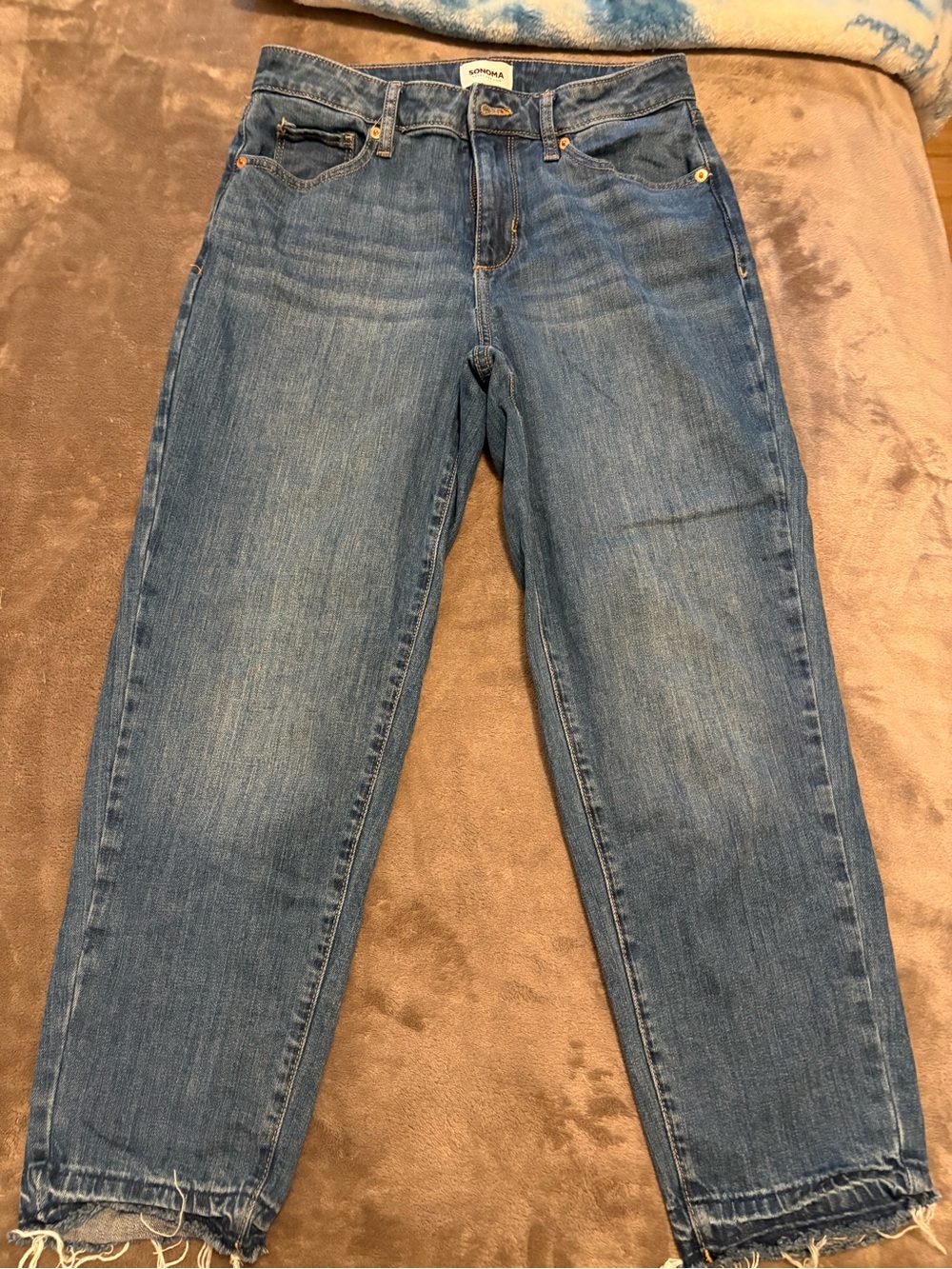 Sonoma Blue Straight-Leg Women's Jeans